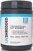 Liv Body Grains of Paradise Liv Body LIV Shredded Stim Free 60 veg caps