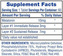 Hi-Tech Melatonin Natural Sleep facts