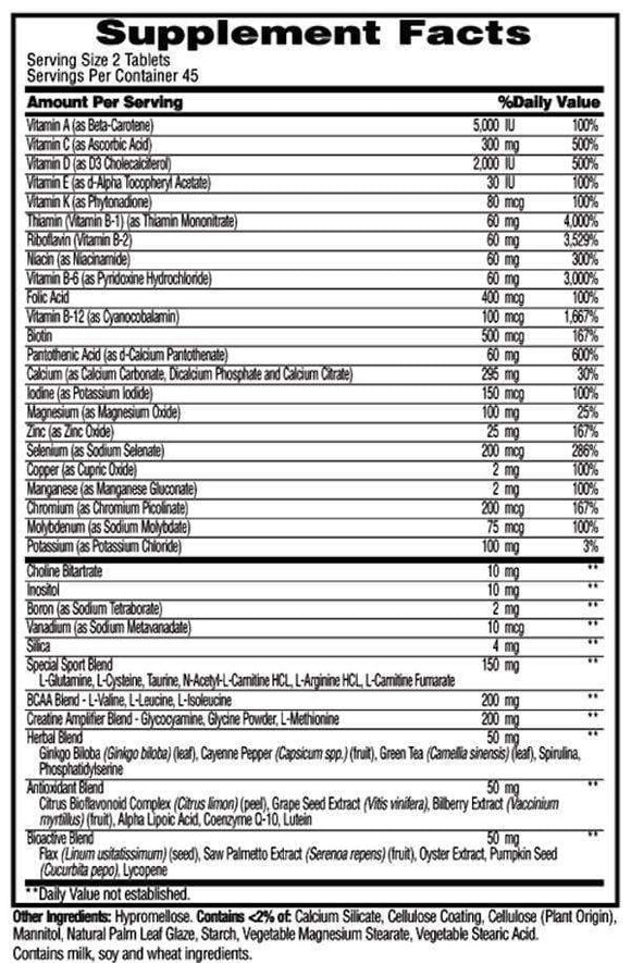 Met-Rx Multi Vitamin Met-Rx Active Man Daily Multivitamin 90 tabs