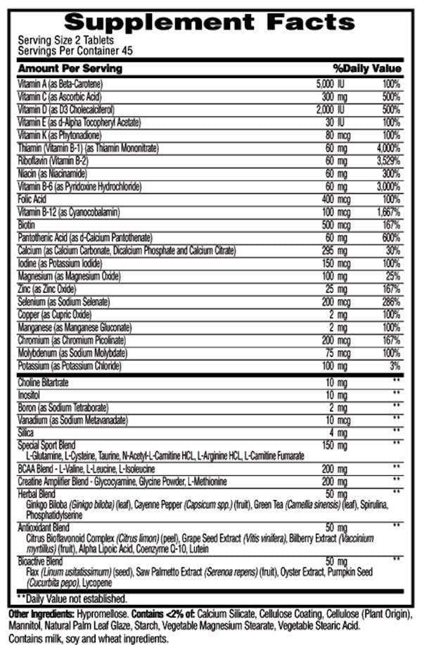 Met-Rx Multi Vitamin Met-Rx Active Man Daily Multivitamin 90 tabs