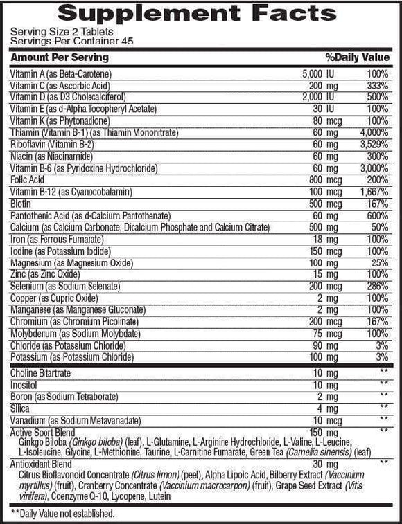 Met-Rx Multi Vitamin MET-Rx Active Woman Daily Multivitamin 90 tab