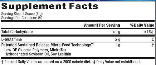MHP Glutamine MHP Glutamine-SR 300 gms fact