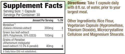 MHP Grains of Paradise MHP Fit & Lean CliniCAL 30 caps