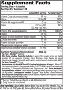 MHP Anadrox Pump & Burn Lean Muscle 112 caps fact
 