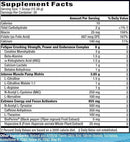 Hyper Crush MHP Hyper Crush Pre-Workout 30 servings fact