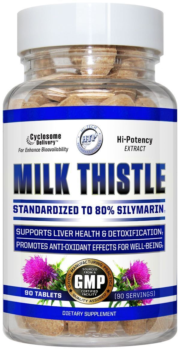 Hi-Tech Pharmaceuticals Milk Thistle Extract silymarin Liver detox