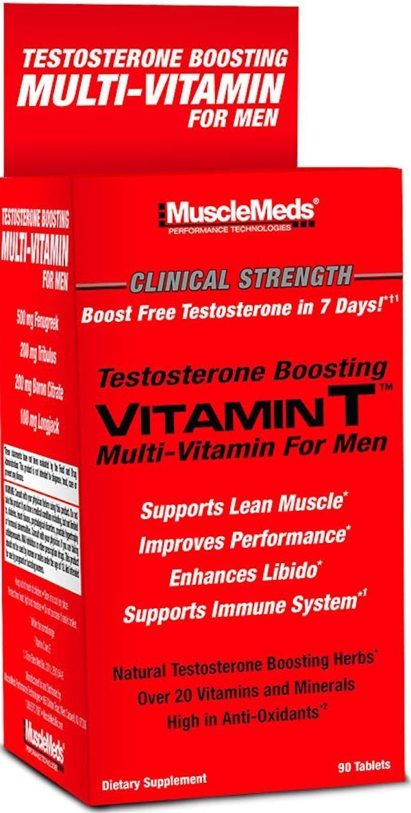 MuscleMeds Vitamin T multi test booster tabs