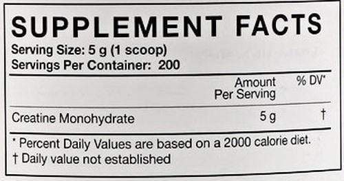 MusclePharm Creatine MusclePharm Creatine Essentials 1000gms 200 servings