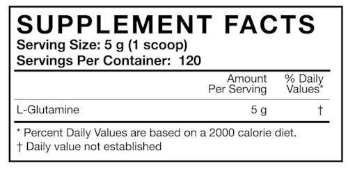 MusclePharm Glutamine MusclePharm Glutamine 120 serving