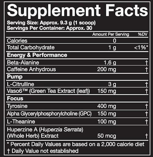 MusclePharm Muscle Pumps Fruit Punch MusclePharm Combat Pre-Workout