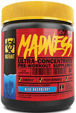 Mutant Nutrition Pre-Workout Blue Raspberry Mutant Madness 30 servings