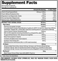 Mutant Nutrition Test Booster Mutant TEST 180 Caps