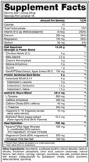 Madness All-In Mutant pre-workout fact