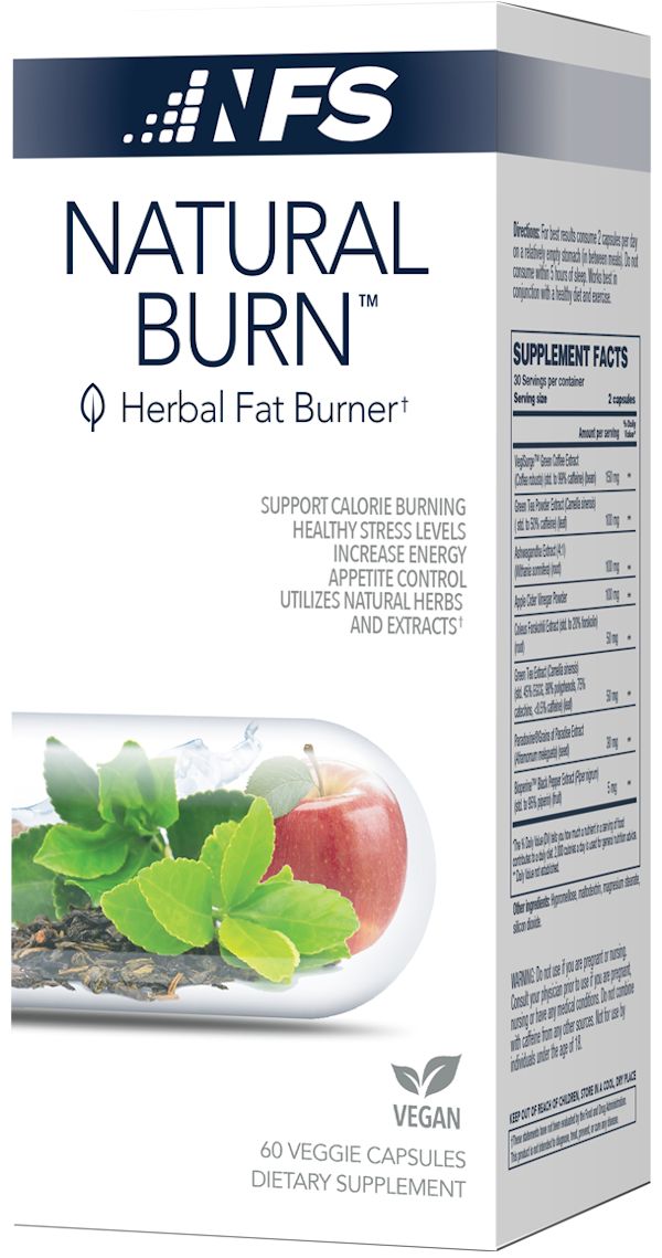 NF Sports Natural Burn Herbal Fat Burner 60 vegcapsules