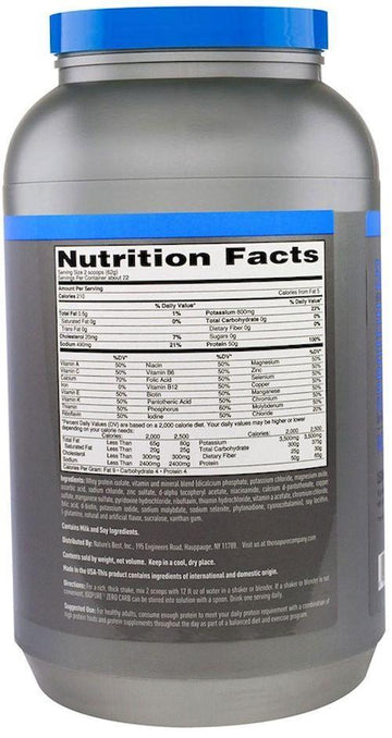 Nature's Best Isopure Zero - Low Carb 3lbs.