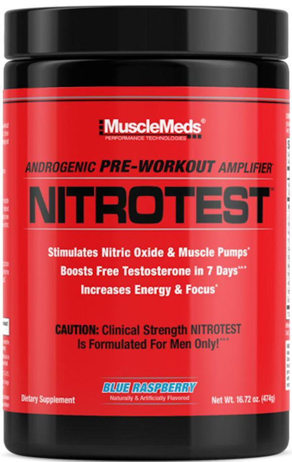 MuscleMeds Nitrotest Pre-Workout test booster 30 servings