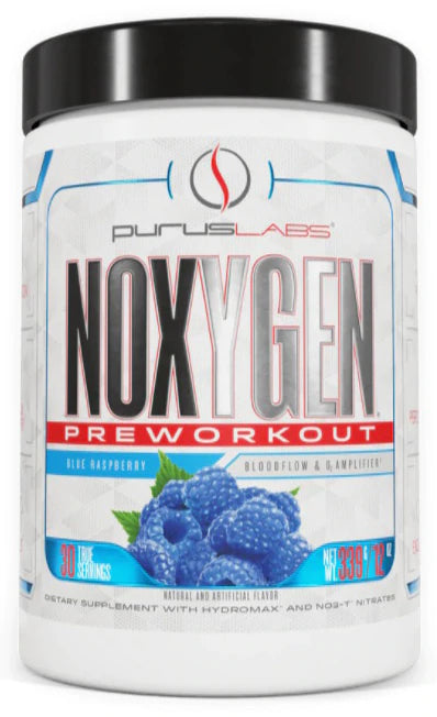 Purus Labs NOXYGEN Pre-Workout nitric oxide blue