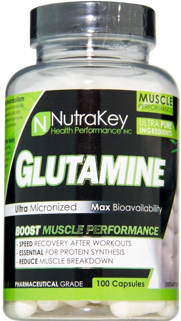 Pure Glutamine NutraKey Glutamine 100 Caps