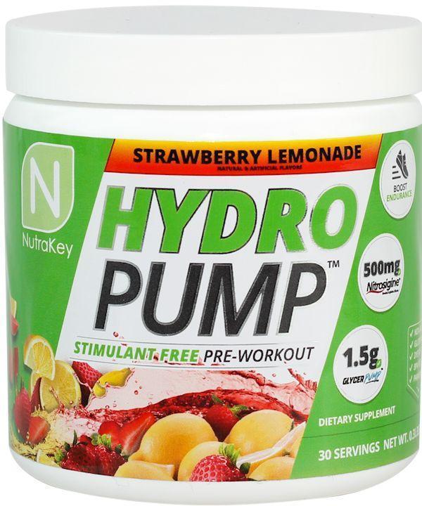 Pumps strawberry Unflavored Nutrakey Hydro Pump