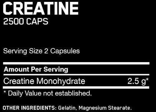 Optimum Nutrition Creatine Optimum Creatine 2500 200 Cap
