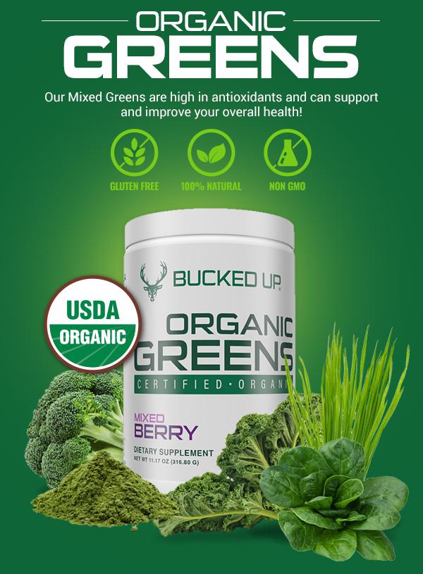 DAS Labs Bucked Up Organic Greens Low-Price-Supplement banner