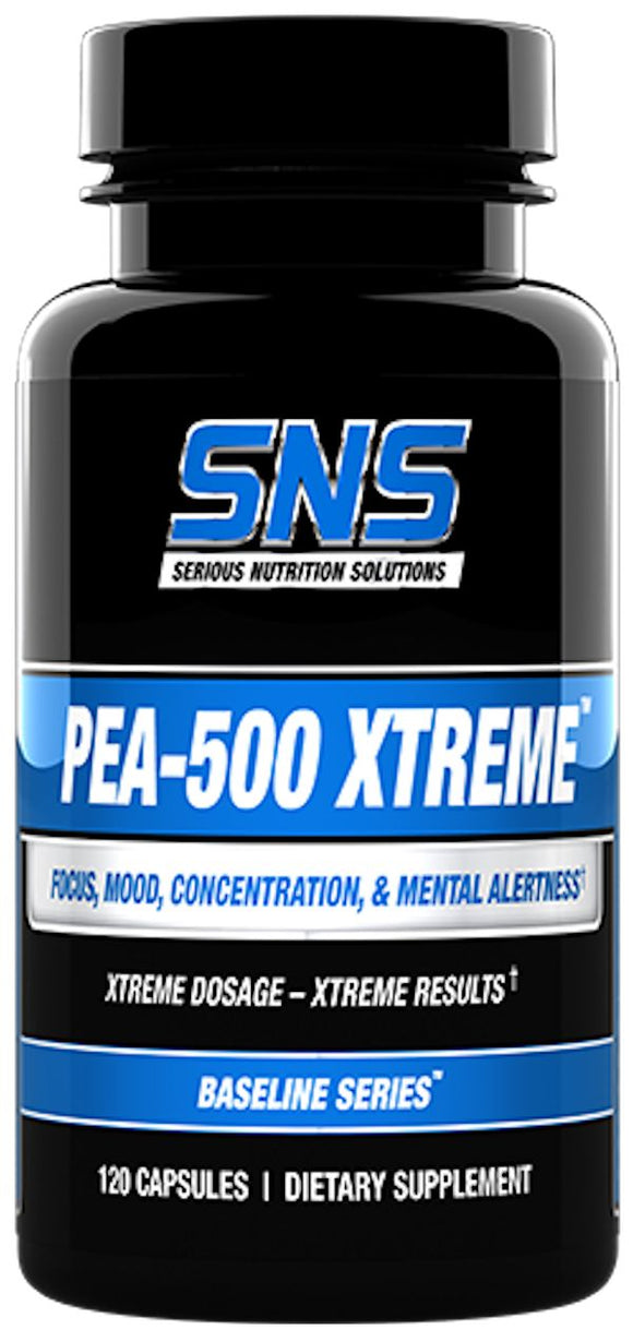 Serious Nutrition Solutions SNS PEA-500 Xtreme 120 cap