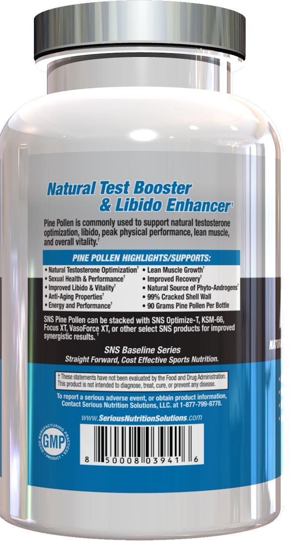 SNS Pine Pollen test booster back