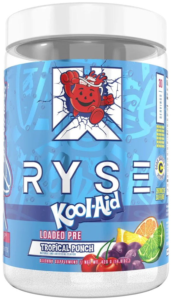 Loaded Pre-Workout Ryse kool aid