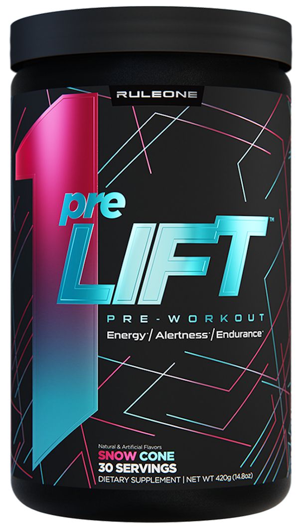 Rule One PreLift Advanced Pre-Workout 30 Servings punch