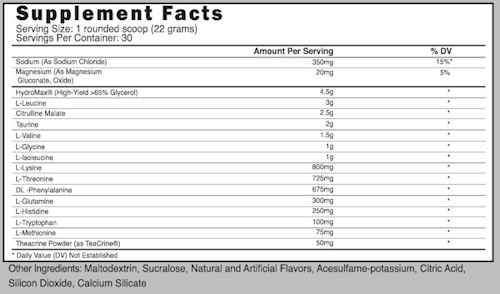Prime Nutrition Post Workout ORANGE CARNAGE Prime Nutrition Intra-Elite EAA