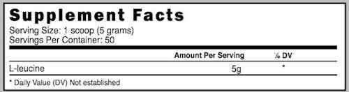 Prime Nutrition Recovery Prime Nutrition L-Leucine 50 servings