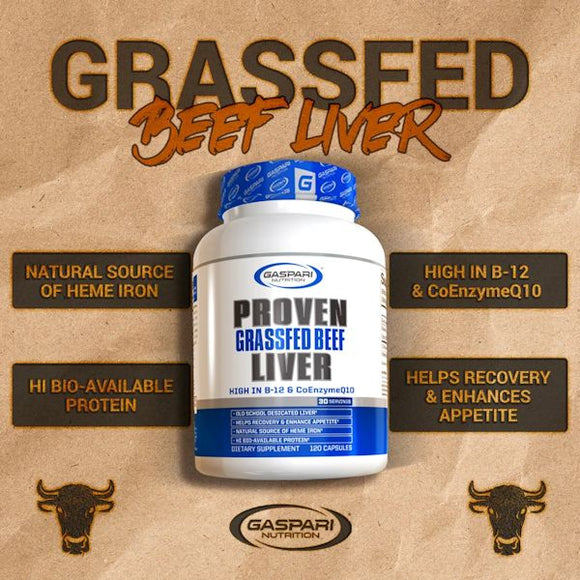 Gaspari Nutrition Proven Grassfed Beef Liver