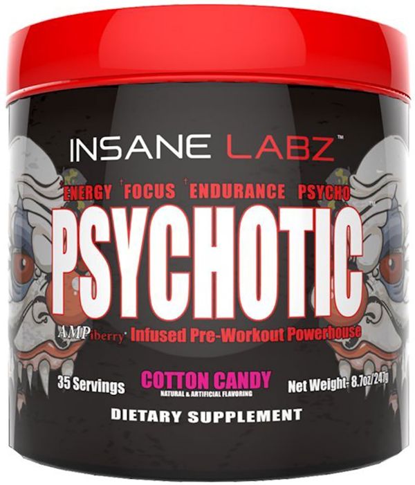 Insane Labz Psychotic hardcore pre-workout high stimulant punch