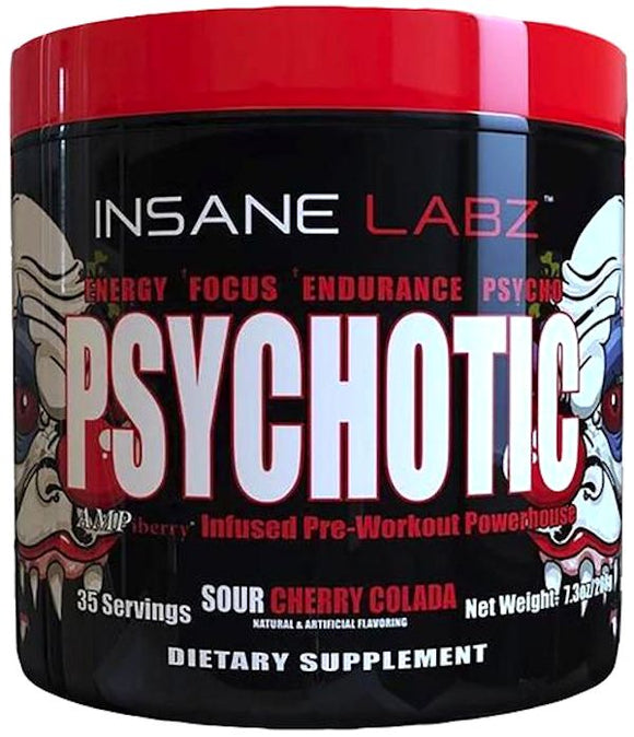 Insane Labz Psychotic hardcore pre-workout high stimulant grape