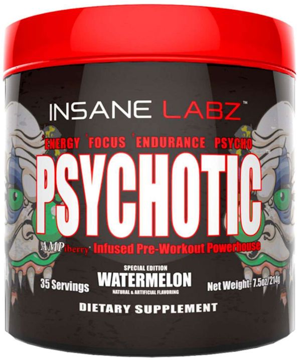 Insane Labz Psychotic hardcore pre-workout high stimulant cotton candy