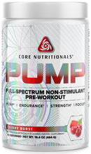Core Nutritionals Pump Non-Stim Pre-Workout cherry
