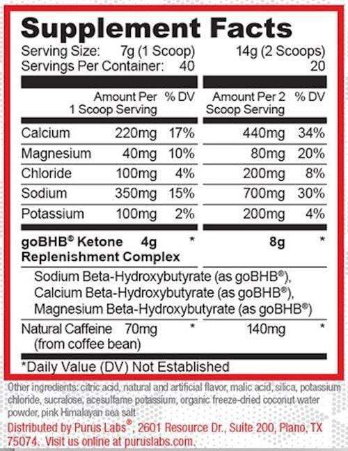 Purus Labs BHB Purus Labs BHB Energy 40 servings