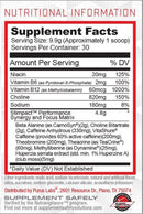 Purus Labs Pre-Workout fat burner Purus Labs Stimpact fact