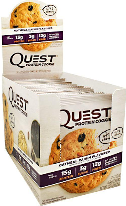 Quest Protein Bars Peanut Butter Quest Protein Cookie 12 Box