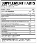 Raw Nutrition Burn Thermogenic 30 Servings facts