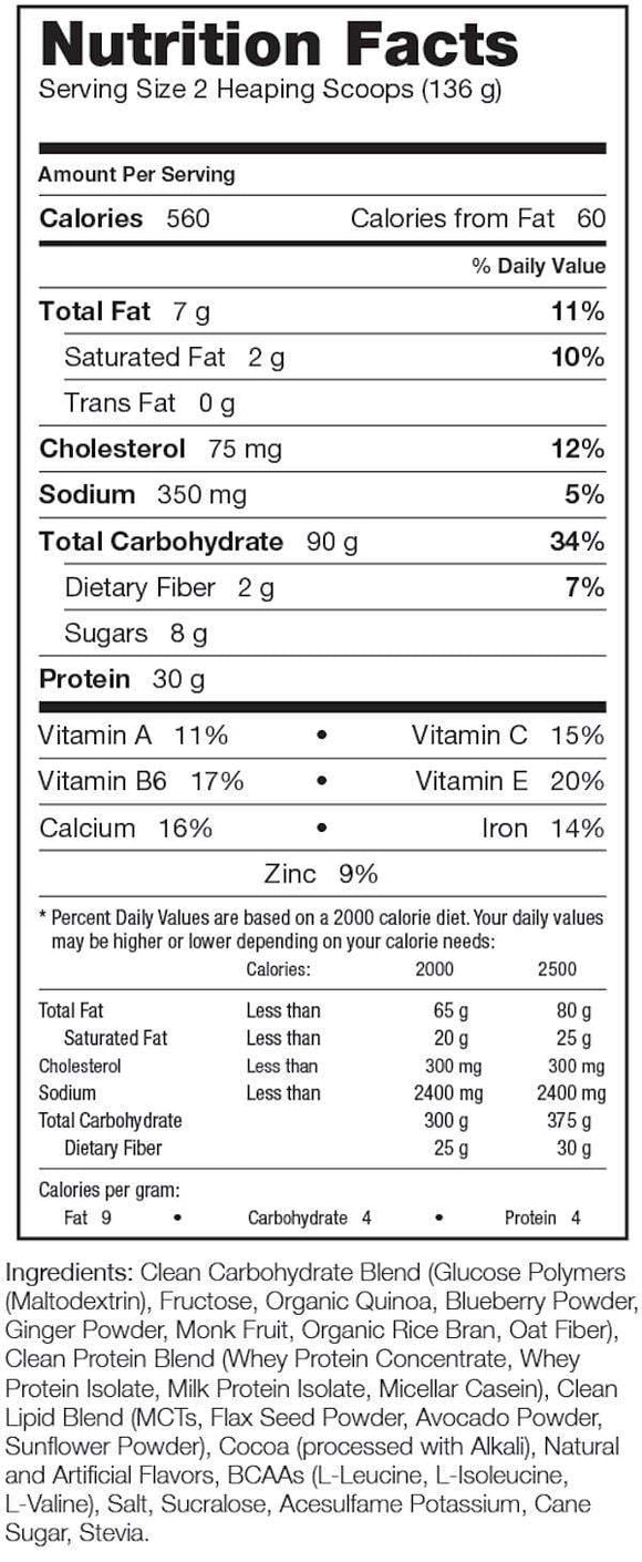 Rivalus Whey Protein Creamy Vanilla Rivalus Clean Gainer Protein 5lbs.
