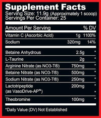 Ryse Supplements NO3 Ryse Supplements Blackout Pump 25 servings