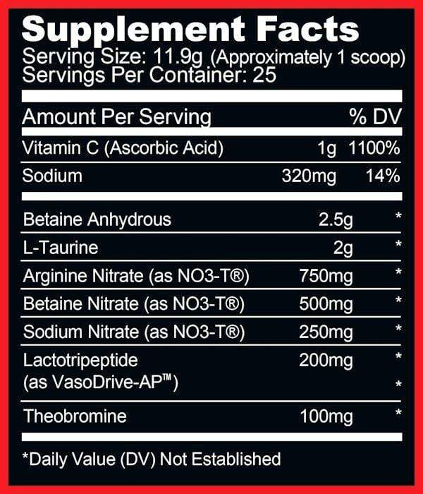 Ryse Supplements NO3 Ryse Supplements Blackout Pump 25 servings