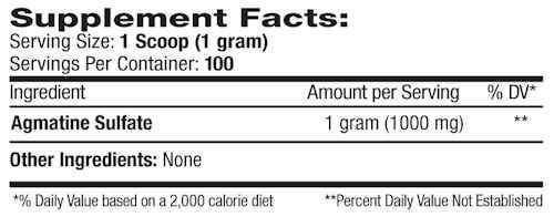 SNS Muscle Pumps SNS Agmatine XT Powder 100 facts