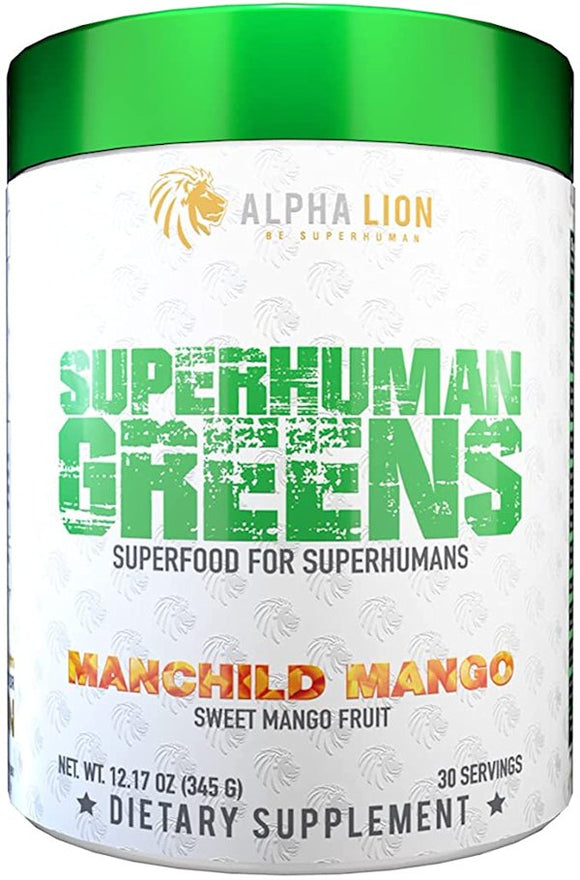 Alpha Lion SuperHuman Greens 30 Servings pineapple