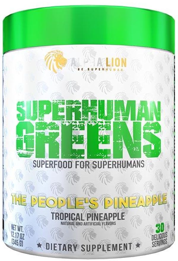 Alpha Lion SuperHuman Greens 30 Servings mango