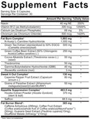 5% Nutrition Shred Time Thermogenic Fat Burner 180 Capsules fact