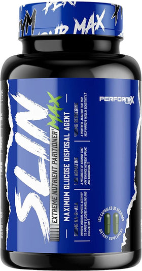 Performax Labs Slin Max Maximum Glucose Agent 120 Capsules