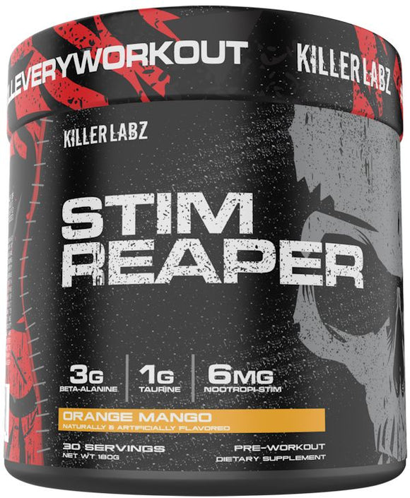 Killer Labz Stim Reaper Powerful Pre-Workout 30 Servings mango