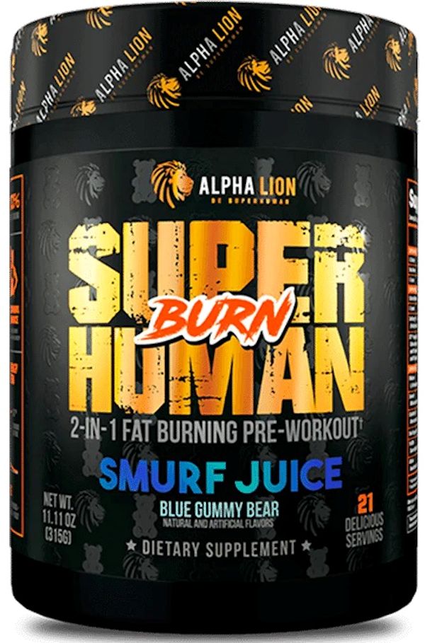 Alpha Lion Superhuman Burn Fat Burning Pre-Workout 21 Servings c